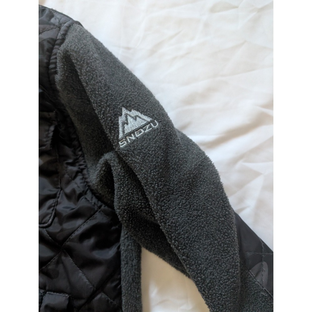 Snozu Youth Small Gray/Camp Full Zip Fleece Jacket - Picture 2 of 8